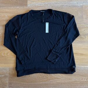 Koral Long Sleeve Athleisure Top with Mesh